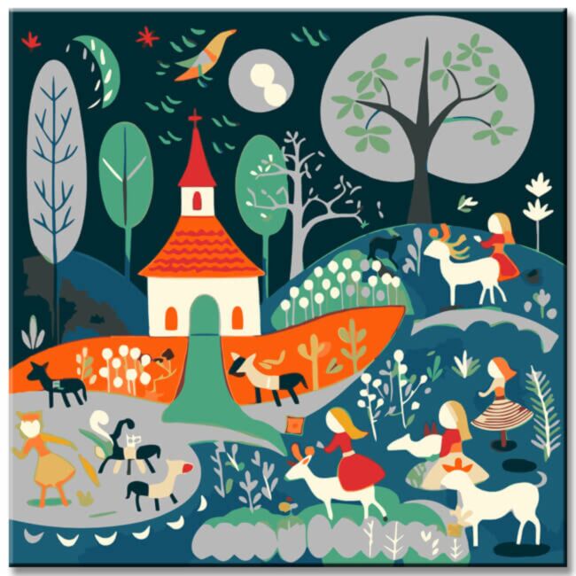 Nursery Rhyme - Paint by Numbers