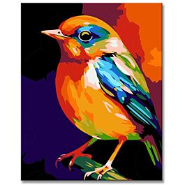 Nightingale Bird Paint by Numbers - Adult Painting Kit
